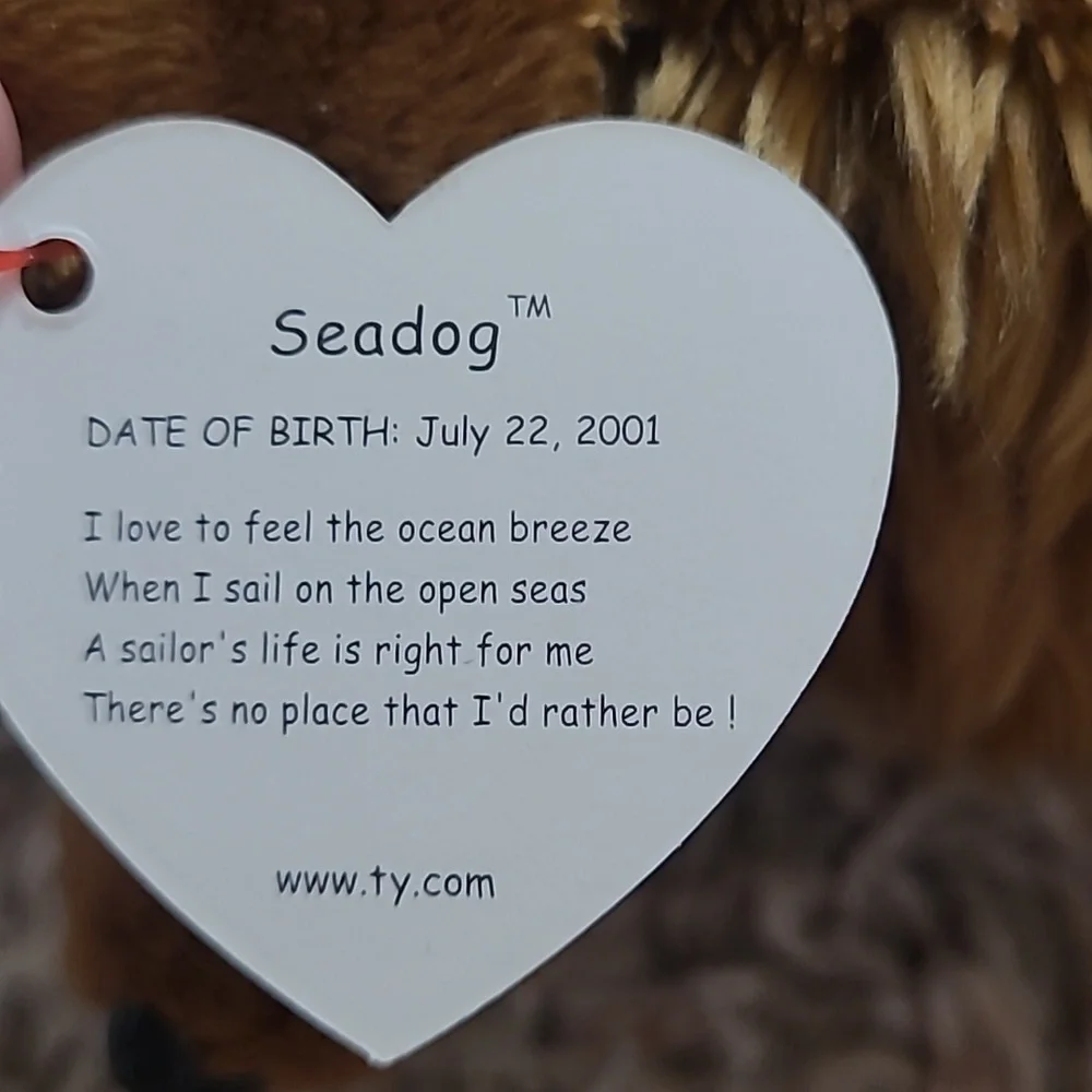 Ty Beanie Babies “Seadog” the Newfoundland Dog - Picture 4 of 9